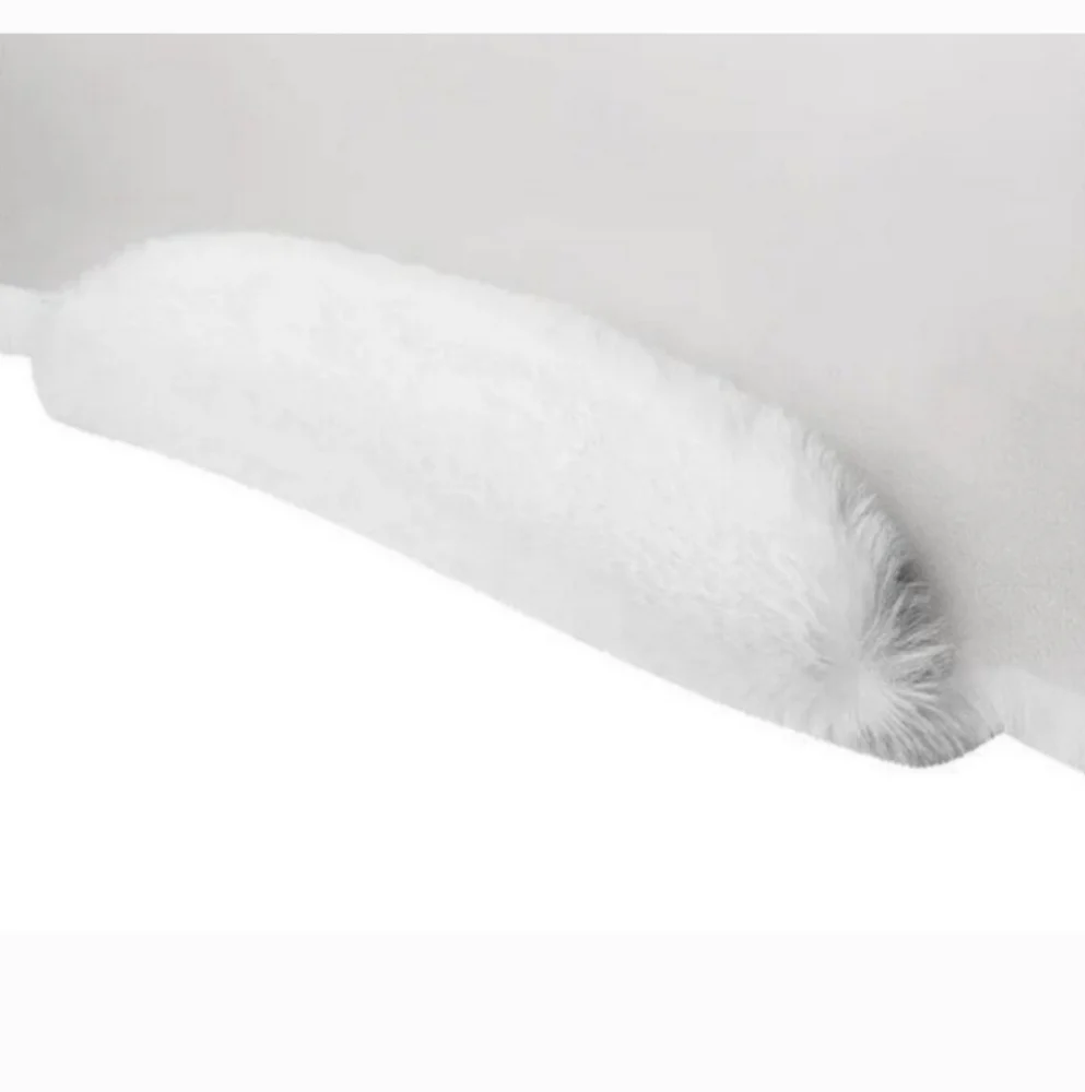 Mon Chateau Faux Fur Shaped Rug, bunny,  nwt